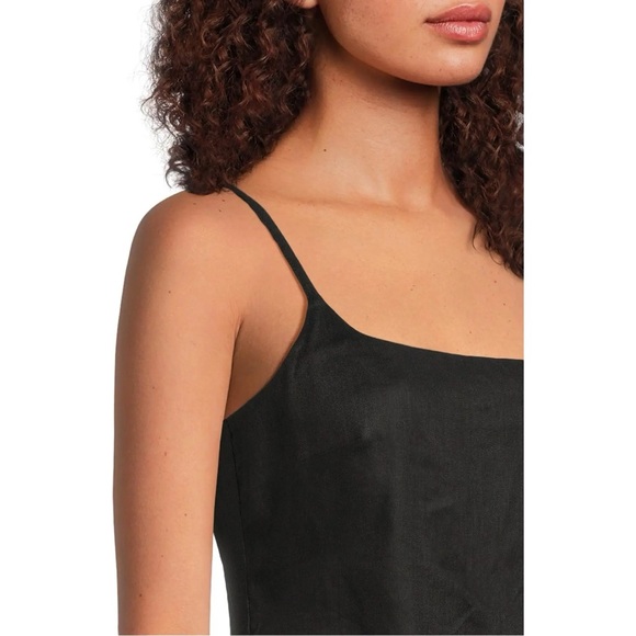 NWT Madewell Square Neck Linen Skort Romper - Picture 4 of 5